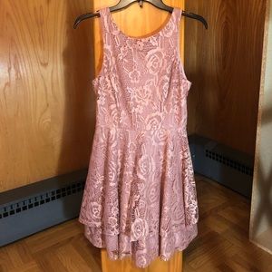 NEW UNWORN Blush lace dress